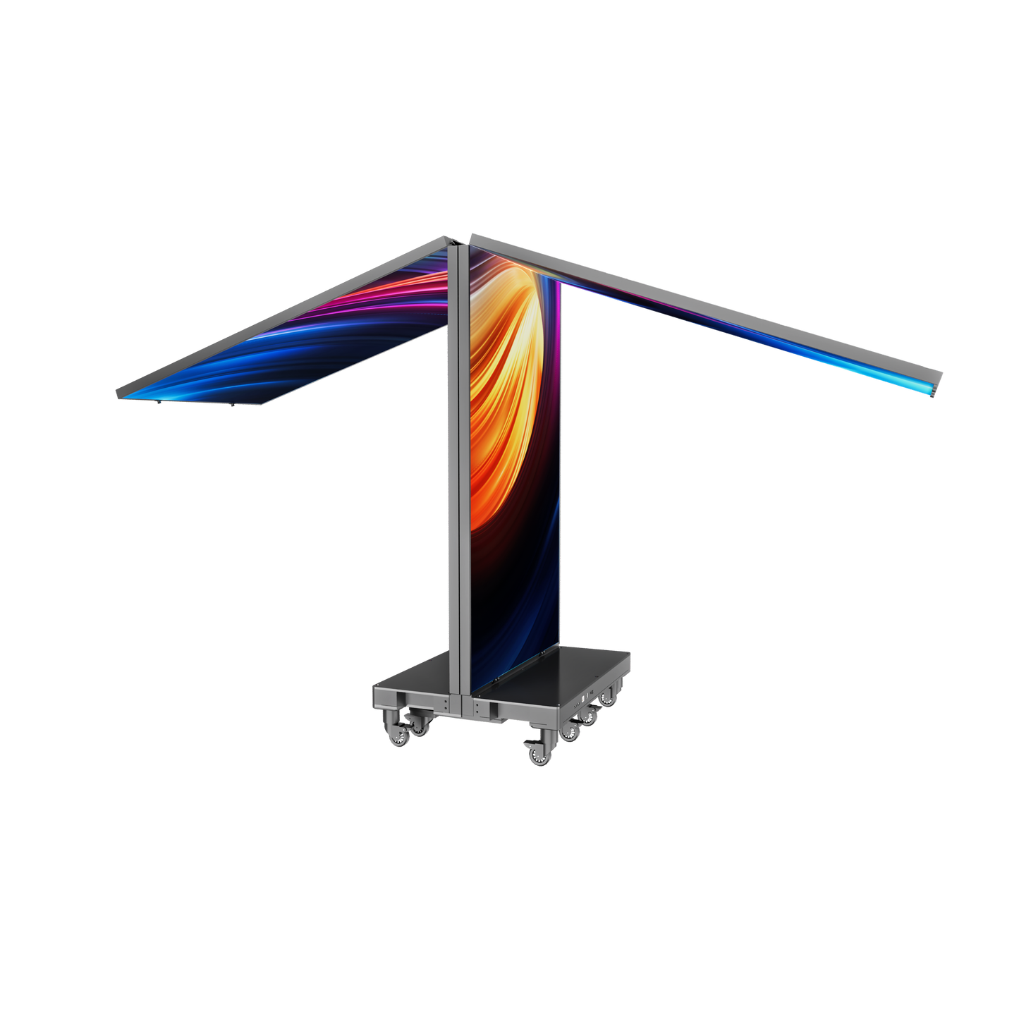 NEU! Faltbarer LED-Poster Display P1,8 - Die Zukunft der Digitalen Werbung