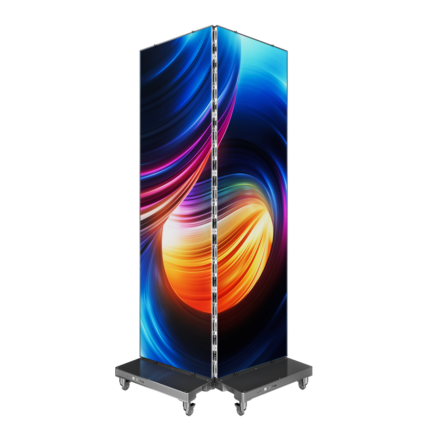 NEU! Faltbarer LED-Poster Display P1,8 - Die Zukunft der Digitalen Werbung