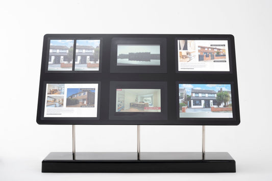 FREISTEHENDES LED - DISPLAY CLARALIGHT mit 2, 4 oder 6x DIN A3 LED Postertaschen - Digitale Werbedisplays - Modulare Displays® - München