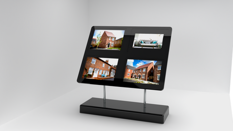 FREISTEHENDES LED-DISPLAY CLARALIGHT mit 2, 4 oder 6x DIN A3 LED Postertaschen