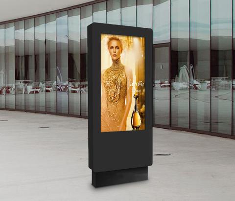 Freistehendes Werbedisplay für Außenbereich 43 Zoll bis 86 Zoll- digitale Werbung