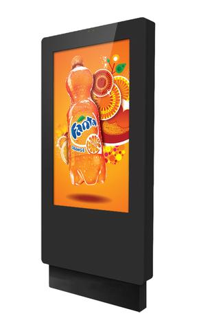 Freistehendes Werbedisplay für Außenbereich 43 Zoll bis 86 Zoll- digitale Werbung