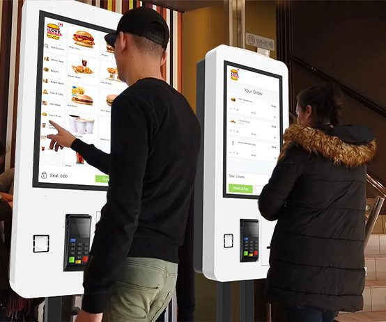 MultiTouch Selbstbedienungs - Terminal 27 Zoll - Digitale Werbedisplays - Modulare Displays® - München