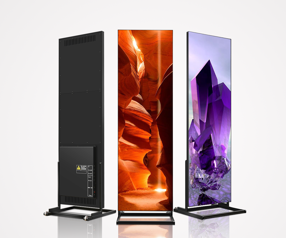 LED Videowand Freistehend - Totem Indoor P2 - P3 Videowall