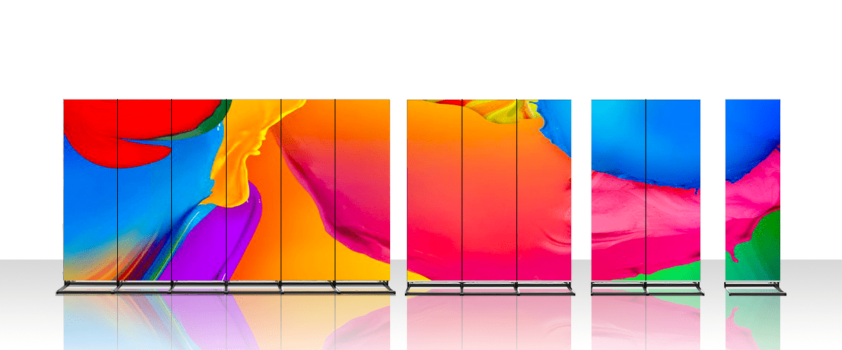 LED Videowand Freistehend - Totem Indoor P2 - P3 Videowall