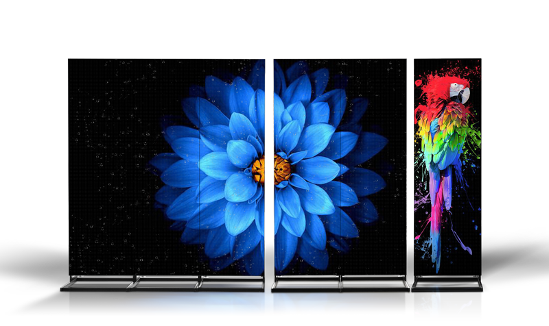LED Videowand Freistehend - Totem Indoor P2 - P3 Videowall