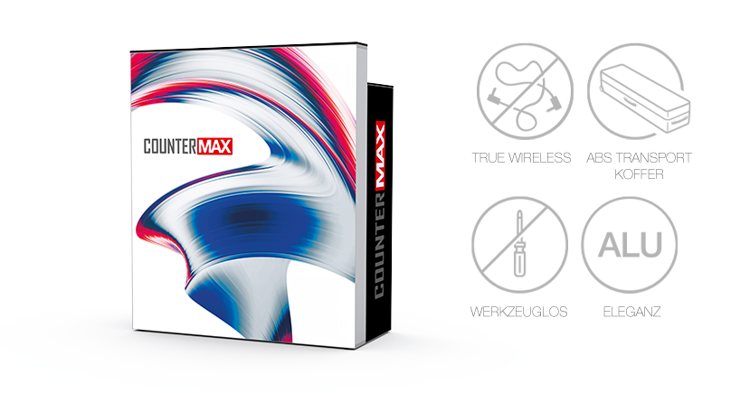 LED Messetheke mit Pult COUNTER MAX