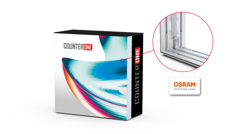 LED Messetheke COUNTER ONE