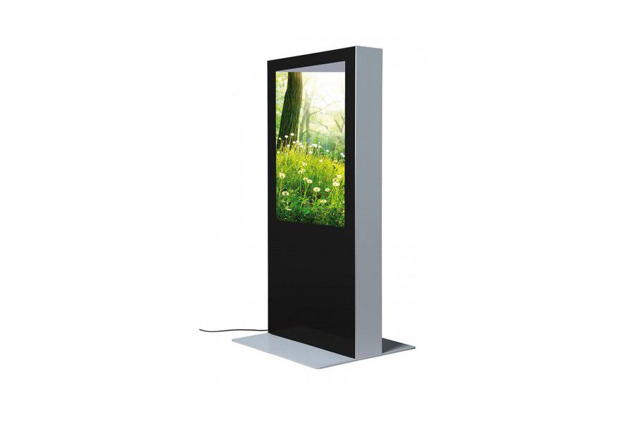 Digital Signage Stele, doppelseitig 43" - 55"