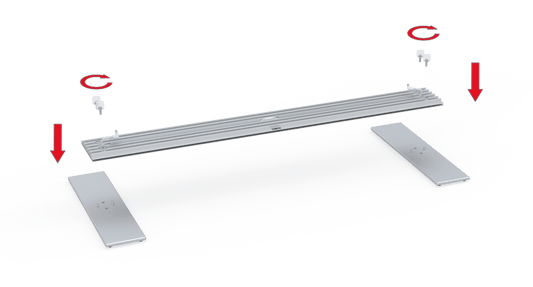 LED Messetheke 100x104x40 cm - Digitale Werbedisplays - Modulare Displays® - München