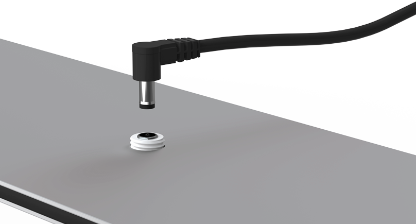 LED Messetheke 100x104x40 cm
