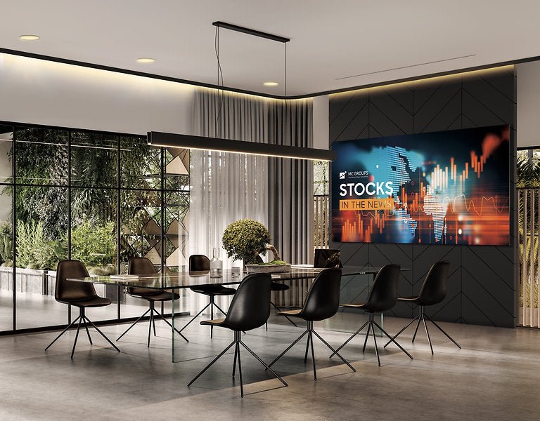 Samsung LED VideoWall Gastronomie - Pixel Pitch 1,6 - Digitale Werbedisplays - Modulare Displays® - München
