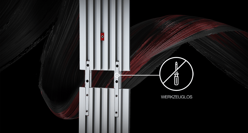 Textil - Spannrahmen Pressewand - Digitale Werbedisplays - Modulare Displays® - München