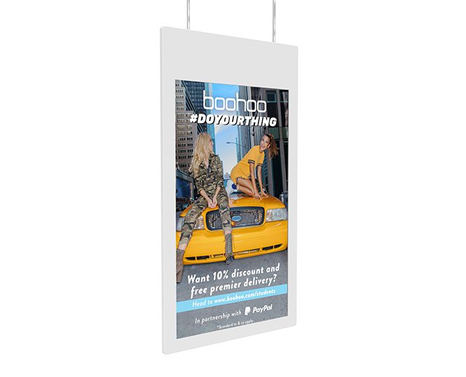 LED Schaufenster Displays ▷ Digitale Werbung für Retail & Gastronomie - Digitale Werbedisplays - Modulare Displays® - München