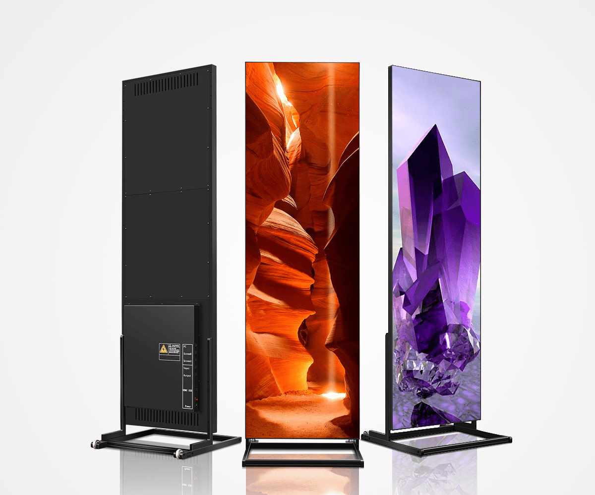 LED Video-Stelen & Digital Totems ▷ Modulare Displays für Events & Retail - Digitale Werbedisplays - Modulare Displays® - München