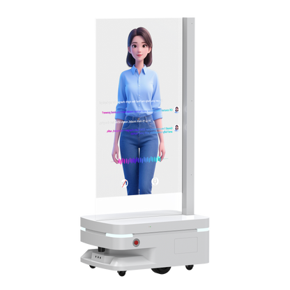 KI-Werberoboter mit Transparent-OLED & Digital Human (30/48/55")