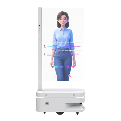KI-Werberoboter mit Transparent-OLED & Digital Human (30/48/55")