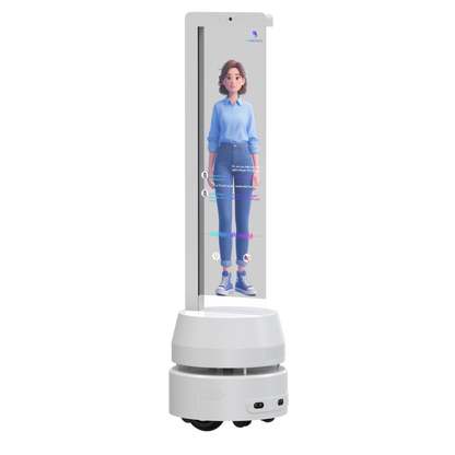KI-Werberoboter mit Transparent-OLED & Digital Human (30/48/55")