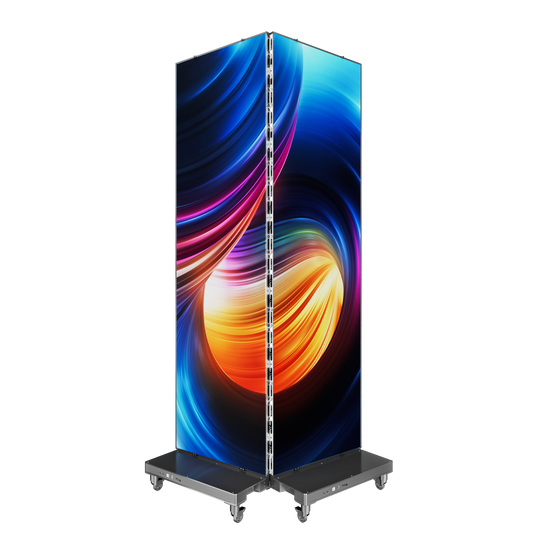NEU! Faltbarer LED-Poster Display P1,8 - Die Zukunft der Digitalen Werbung