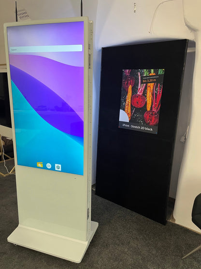 Doppelseitige Infostele 55 Zoll mit Android und Media Player - Digitale Werbedisplays - Modulare Displays® - München