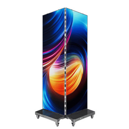 NEU! Faltbarer LED - Poster Display P1,8 - Die Zukunft der Digitalen Werbung - Digitale Werbedisplays - Modulare Displays® - München