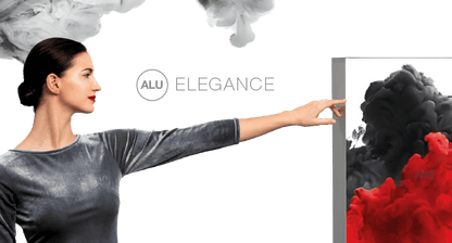 Textil - Spannrahmen mit Druck PIC UP - Digitale Werbedisplays - Modulare Displays® - München