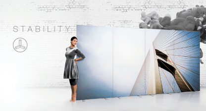 Textil - Spannrahmen mit Druck PIC UP - Digitale Werbedisplays - Modulare Displays® - München