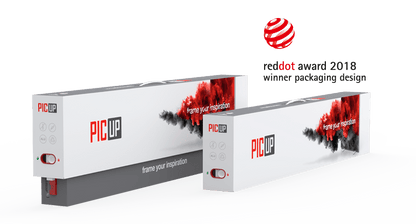 Textil - Spannrahmen mit Druck PIC UP - Digitale Werbedisplays - Modulare Displays® - München