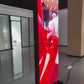 Faltbarer LED Video Poster mit Flight Case auf Rollen – Ein- oder Doppelseitig, Mobil, Flexibel, Auffällig
