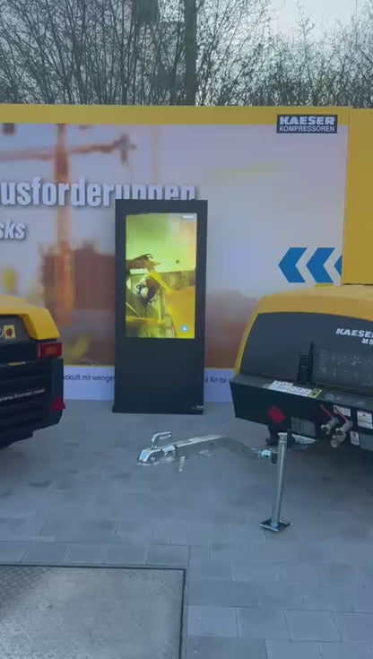Digitale Info Stele 55 Zoll Outdoor Event – Modulare Displays® - 
info-stele-55-outdoor-messeDigitale Werbedisplays - Modulare Displays München