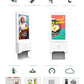 Desinfektionmittelspender mit Android- Bildschirm 22"