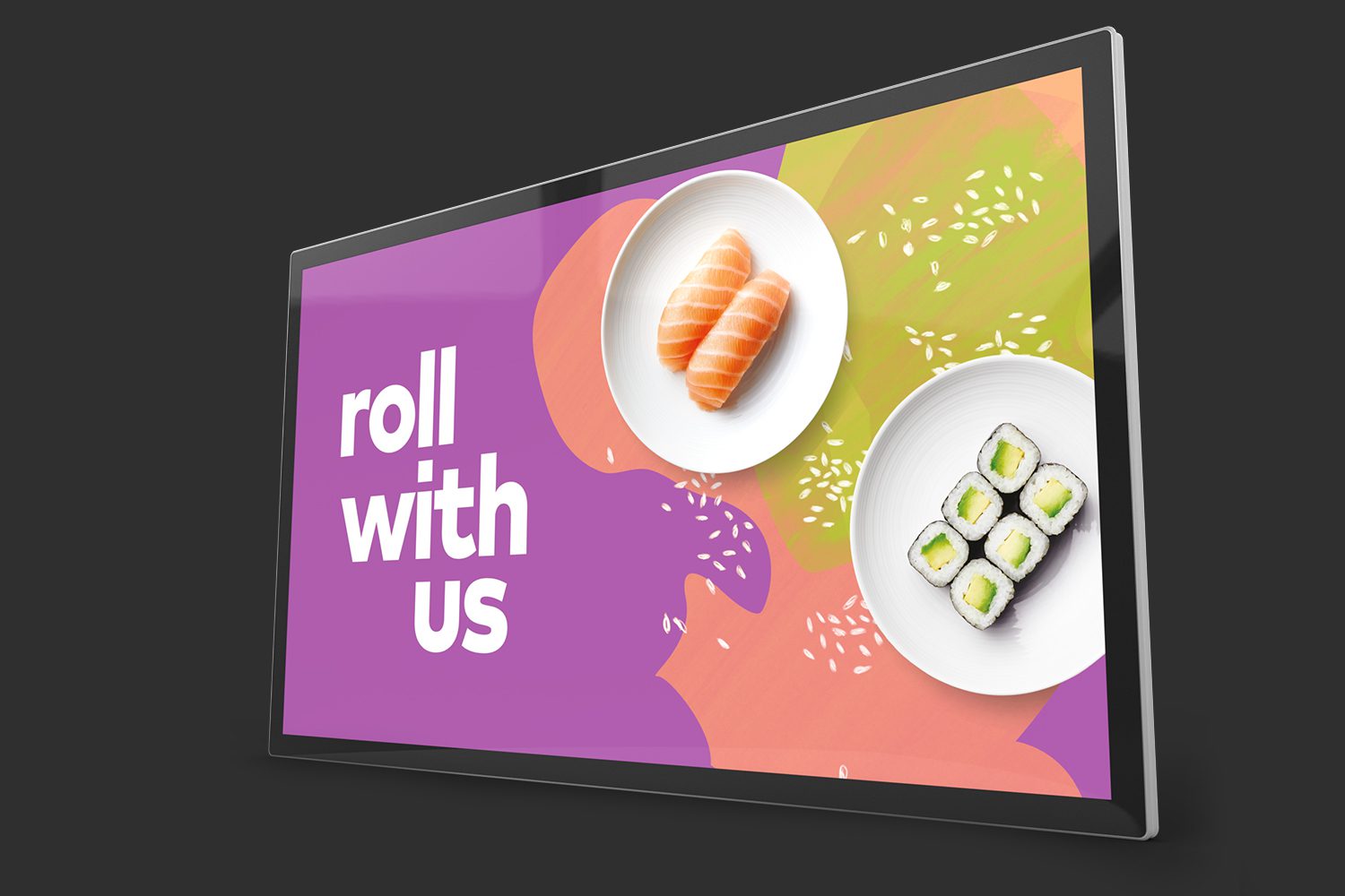 Android Monitor Digitales Werbedisplay Slimline Pro 450cd/m², 19zoll - 55zoll - ein elegantes Android-Display in Tablet-Look, nur in Groß - Digitale Werbedisplays - Modulare Displays® - München