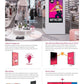 Android Werbeanzeige Bildschirm mit lebendigen Farben 700cd/qm - Digitale Werbedisplays - Modulare Displays® - München