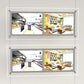 LED Acryl Postertaschen Querformat mit 2xDIN A4 - komplettes Kit - Digitale Werbedisplays - Modulare Displays® - München