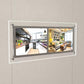LED Acryl Postertaschen Querformat mit 2xDIN A4 - komplettes Kit - Digitale Werbedisplays - Modulare Displays® - München