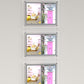 LED Acryl- Postertaschen Hochformat mit 2xDIN A4 - komplettes Kit