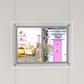 LED Acryl- Postertaschen Hochformat mit 2xDIN A4 - komplettes Kit