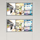 LED Acryl Posterhalter Multiplatten Kit 3xDIN A4