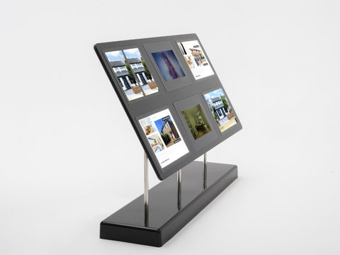 FREISTEHENDES LED-DISPLAY CLARALIGHT mit 2, 4 oder 6x DIN A3 LED Postertaschen
