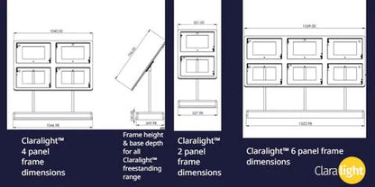 FREISTEHENDES LED - DISPLAY CLARALIGHT mit 2, 4 oder 6x DIN A3 LED Postertaschen - Digitale Werbedisplays - Modulare Displays® - München