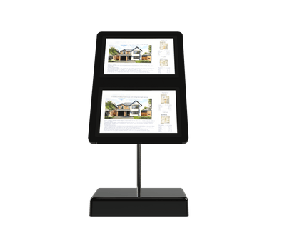 FREISTEHENDES LED - DISPLAY CLARALIGHT mit 2, 4 oder 6x DIN A3 LED Postertaschen - Digitale Werbedisplays - Modulare Displays® - München