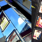 Rotierende Led Schaufenster Displays mit Acryl- Postertaschen DIN A3 - Digitale Werbedisplays - Modulare Displays® - München