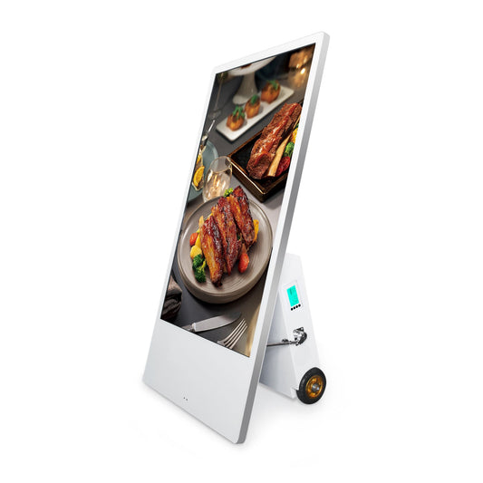 Digitaler Kundenstopper 43zoll mit Akku, für den Außenbereich 400 - 1500cd/m² mieten