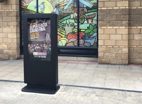 Freistehendes Werbedisplay für Außenbereich 43 Zoll bis 86 Zoll- digitale Werbung