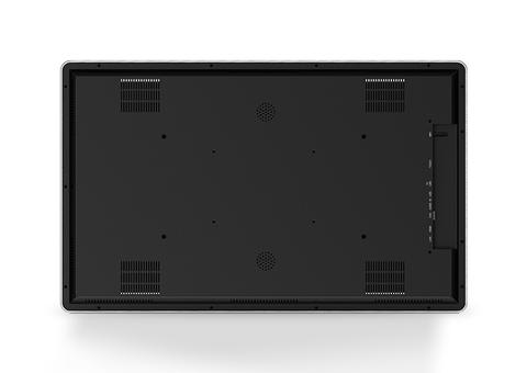 Werbebildschirm mit Touchscreen für Bodenständer München – Modulare Displays®