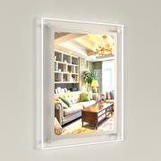 Led Schaufenster Displays Hochformat DIN A0 mit seitlicher Befestigung