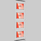 Rotierende Led Schaufenster Displays mit Acryl- Postertaschen DIN A3 - Digitale Werbedisplays - Modulare Displays® - München