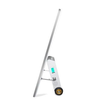 Digitaler Kundenstopper 43 Zoll 400 bis 1500 cd/m² mit Akku, tragbar, in Weiß oder Schwarz, für den Außenbereich - Digitale Werbedisplays - Modulare Displays® - München