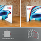 LED Textil-Spannrahmen in verschiedene Breiten, inkl. Textildruck
