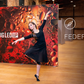 LED Textil-Spannrahmen in verschiedene Breiten, inkl. Textildruck